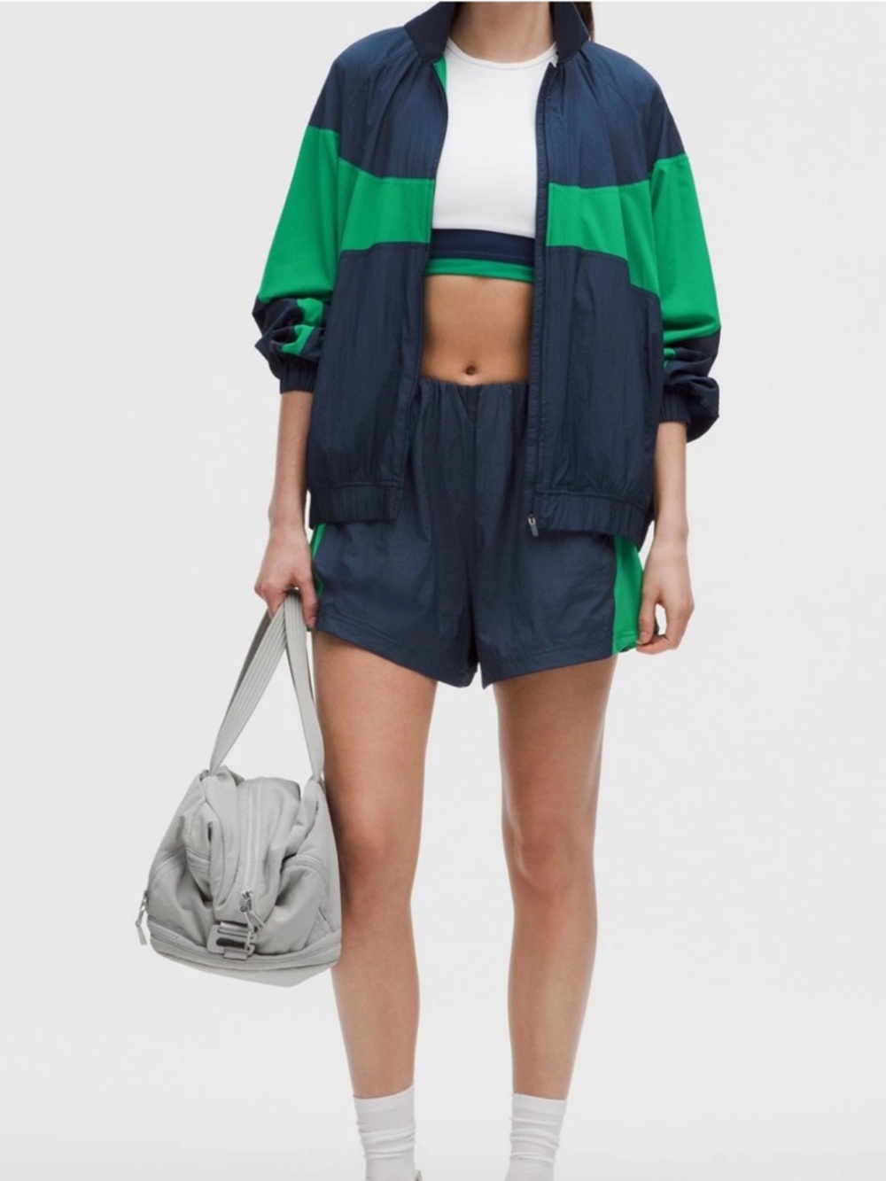 Lululemon Nylon Collared Jacket Retro Remix XS